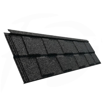 Polar - pokrycie dachowe z kruszywem skalnym kolor czarny Onyx